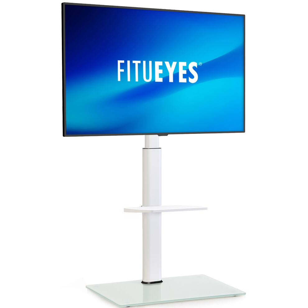 FITUEYES TV Stand for 32 to 60 inch 2 Shelves Universal TV Floor Stand