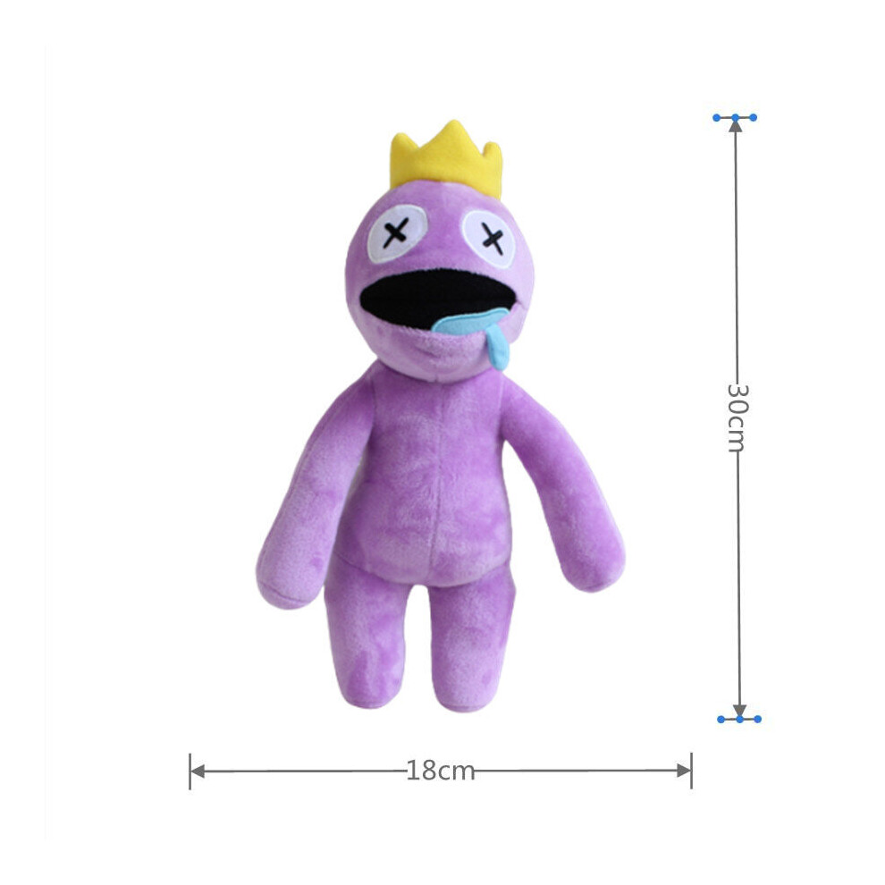 Roblox rainbow friends Plush Toy kids Gift Purple Crown 30cm