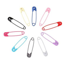 (Grey, 40) Multicolour Small Safety Pins Hemming Craft Dressmaking 27mm Mini Safe Pin