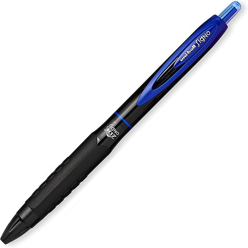 Uni-Ball Signo 307 - Fine Retractable Rollerball Pen - Single - Blue - UMN-307