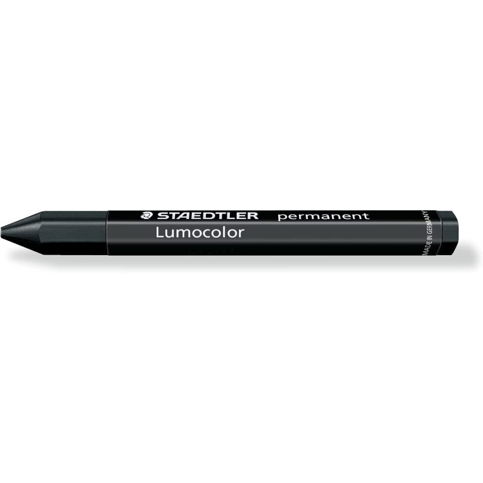 Staedtler 236 Lumocolor Permanent Universal Jumbo Crayon - Black - Single