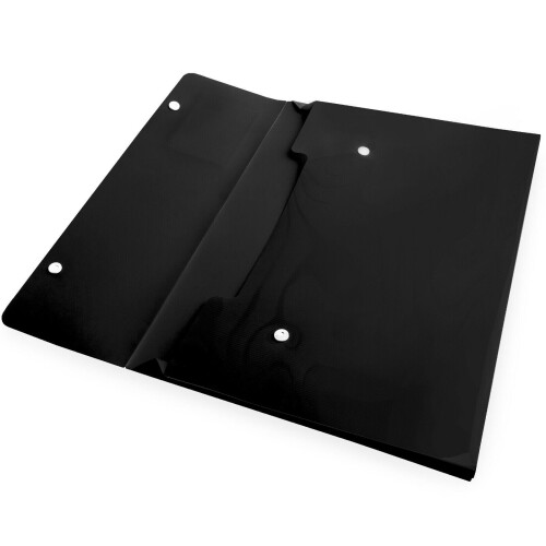 5 Star Office 5 Star A4 Document Wallet - Polypropylene - Black - Pack of 3 - 908749 1
