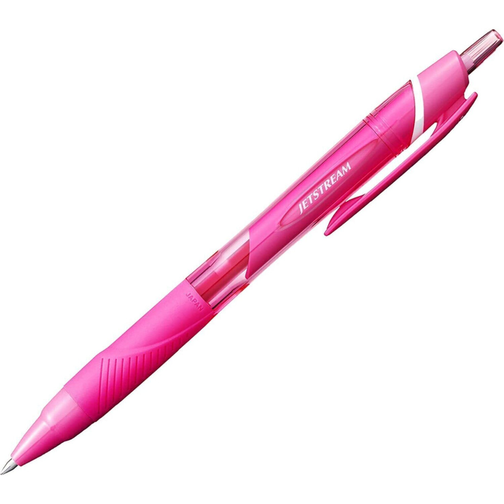 Uni-Ball Jetstream Sport SXN-150C Retractable Rollerball Pen - 0.7mm - Pink Ink - Single