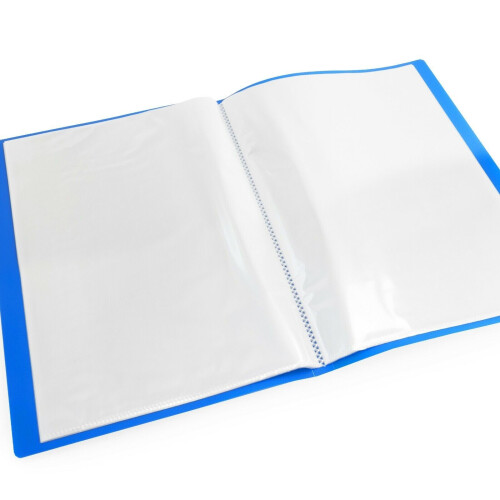 5 Star Office 5 Star A4 Soft Cover Display Book - Polypropylene - 40 Pockets - Blue - Single 1