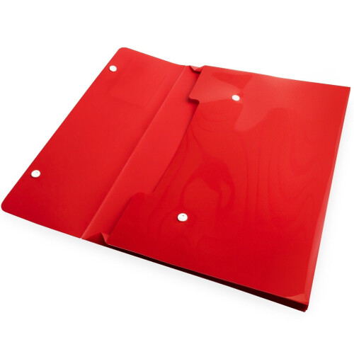 5 Star Office 5 Star A4 Document Wallet - Polypropylene - Red - Pack of 3 - 908722 1