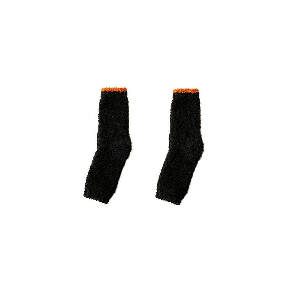 (BLACK) Winter Fluffy Leg Warmer