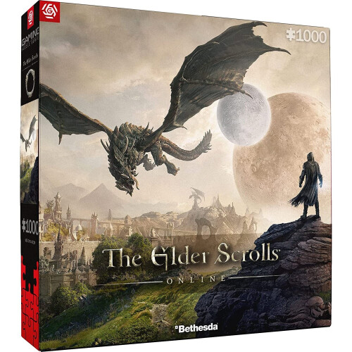 Puzzel Elder Scrolls: Elsweyr - Goede Loot - 1000 stukken - Wit