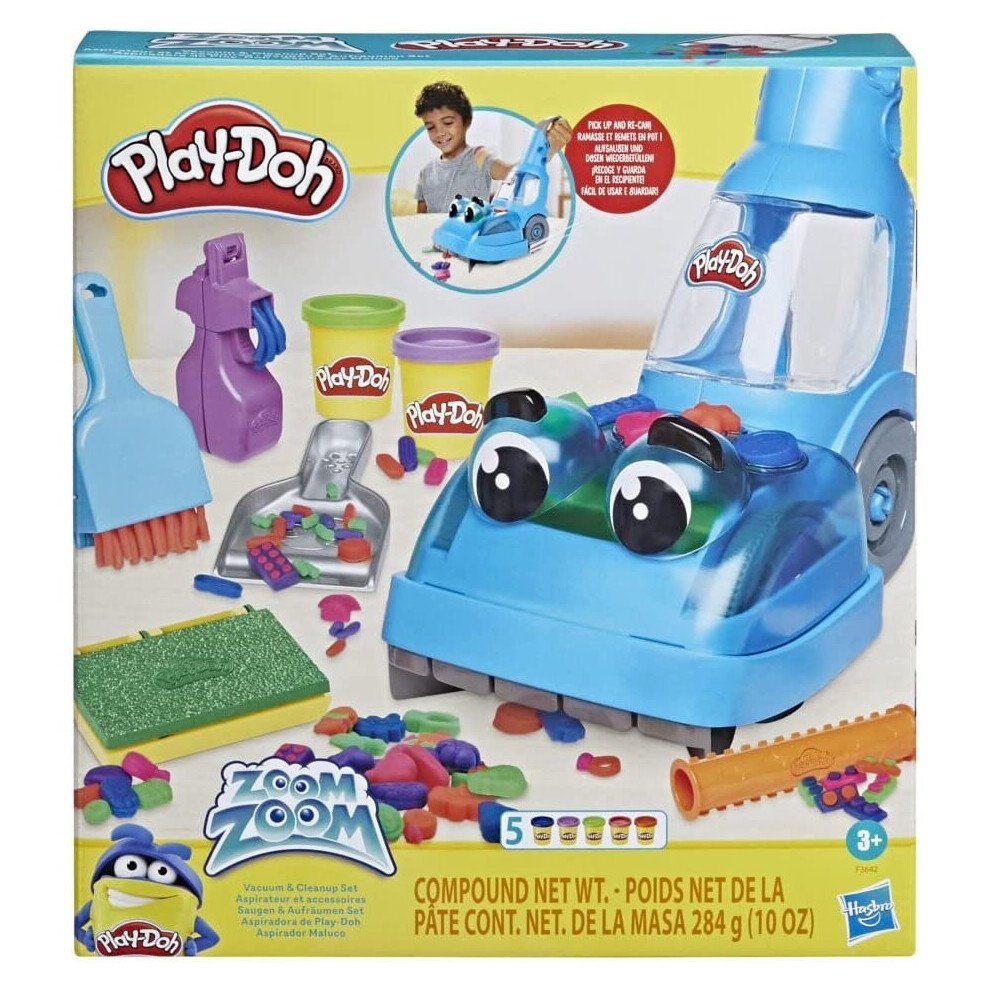 Hasbro Play Doh Zoom Zoom Vacuum And Cleanup Set Toys