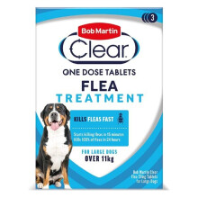 (Large Dogs Over 11kg) Bob Martin Clear Cat & Dog Flea Tablets
