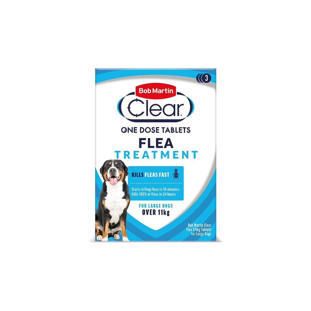 Bob Martin (Large Dogs Over 11Kg) Clear Cat & Dog Flea Tablets