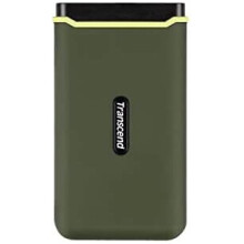 Transcend ESD380C 1 TB Externe SSD USB-C, USB-A groen TS1TESD380C