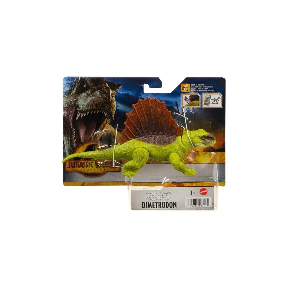 Mattel Jurassic World Ferocious Pack Dimetrodon Toys