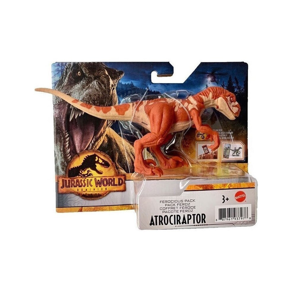 Mattel Jurassic World Ferocious Pack Atrociraptor Toys