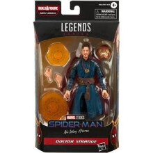 Spider-Man Marvel Legends Doctor Strange 6-tums Samlarfigur med 4 Tillbehör och 1 Bygg-en-Figur Del