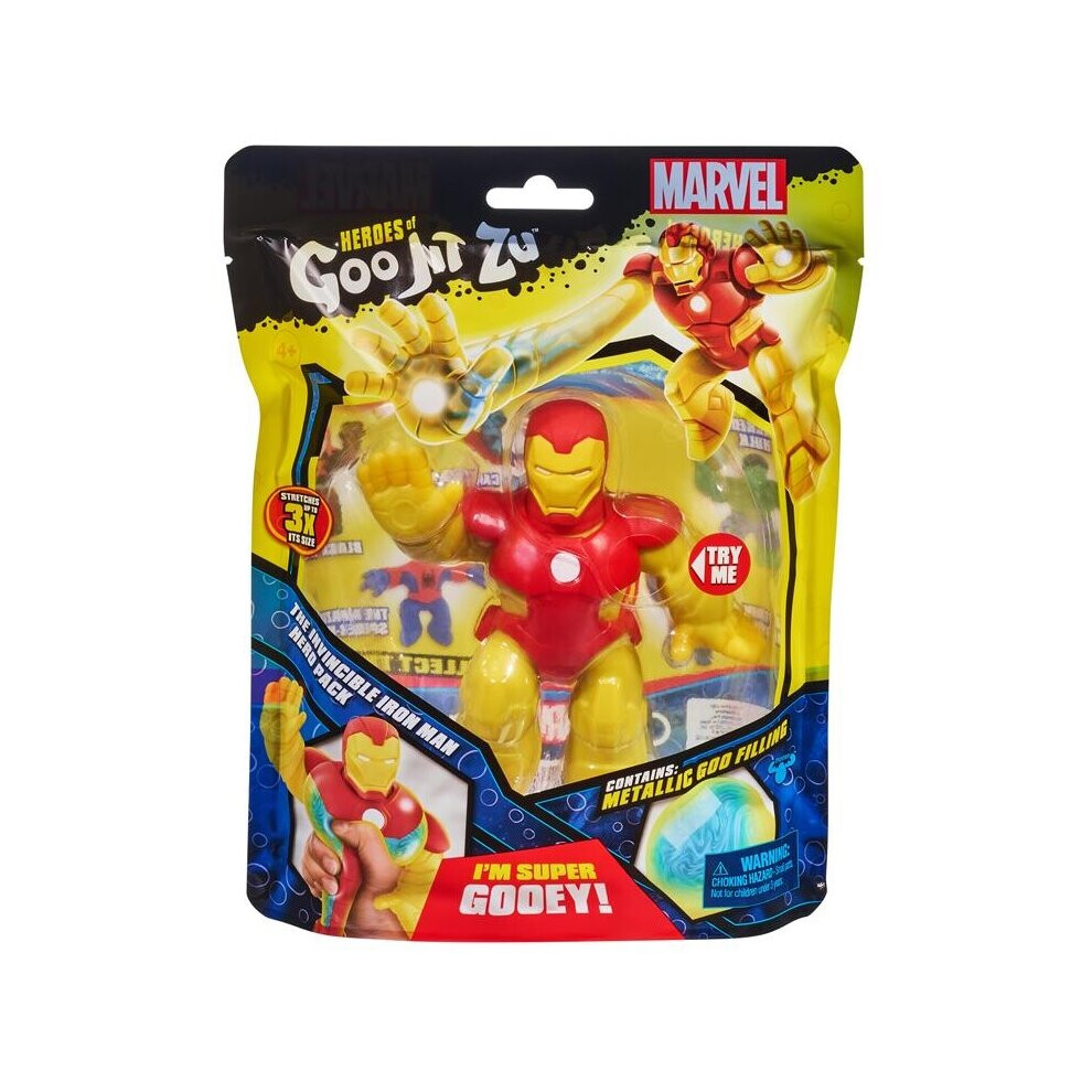 Photos - Action Figures / Transformers Character Heroes Of Goo Jit Zu Marvel Superheroes Iron Man 41370 Toys 115004 