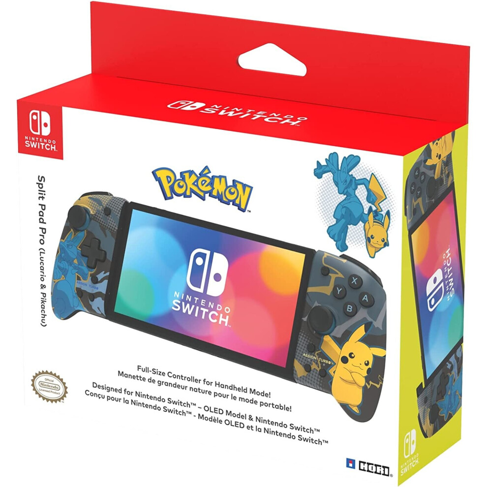 Hori Split Pad Pro Lucario & Pikachu Switch 810050911504
