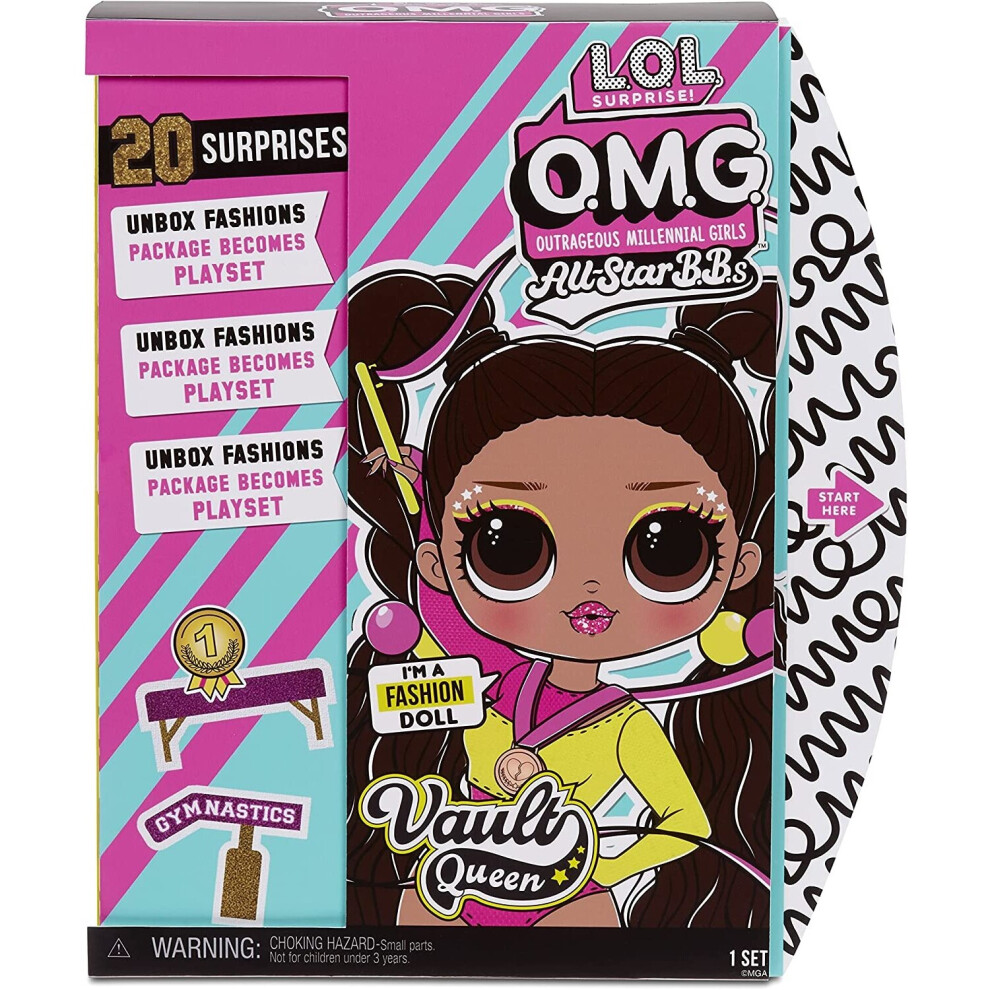 MGA L.O.L. Surprise OMG Sports Doll Vault Queen Toys