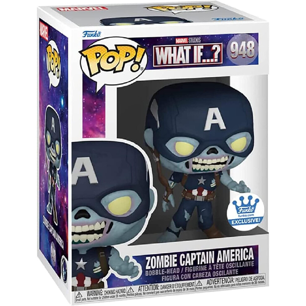 Funko Marvel: What If ...? Zombie Captain America Pop! Vinyl Toys