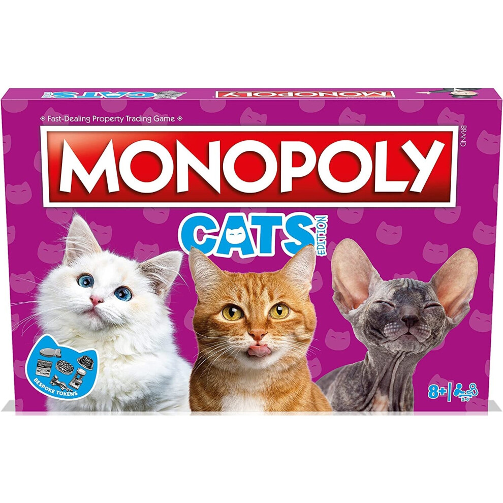 Winning Moves Monopoly Cats Edition Board Games