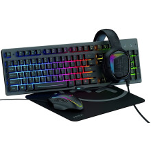 Mixx RapidX 4 In1 Wired PC Gaming Bundle Peripherals