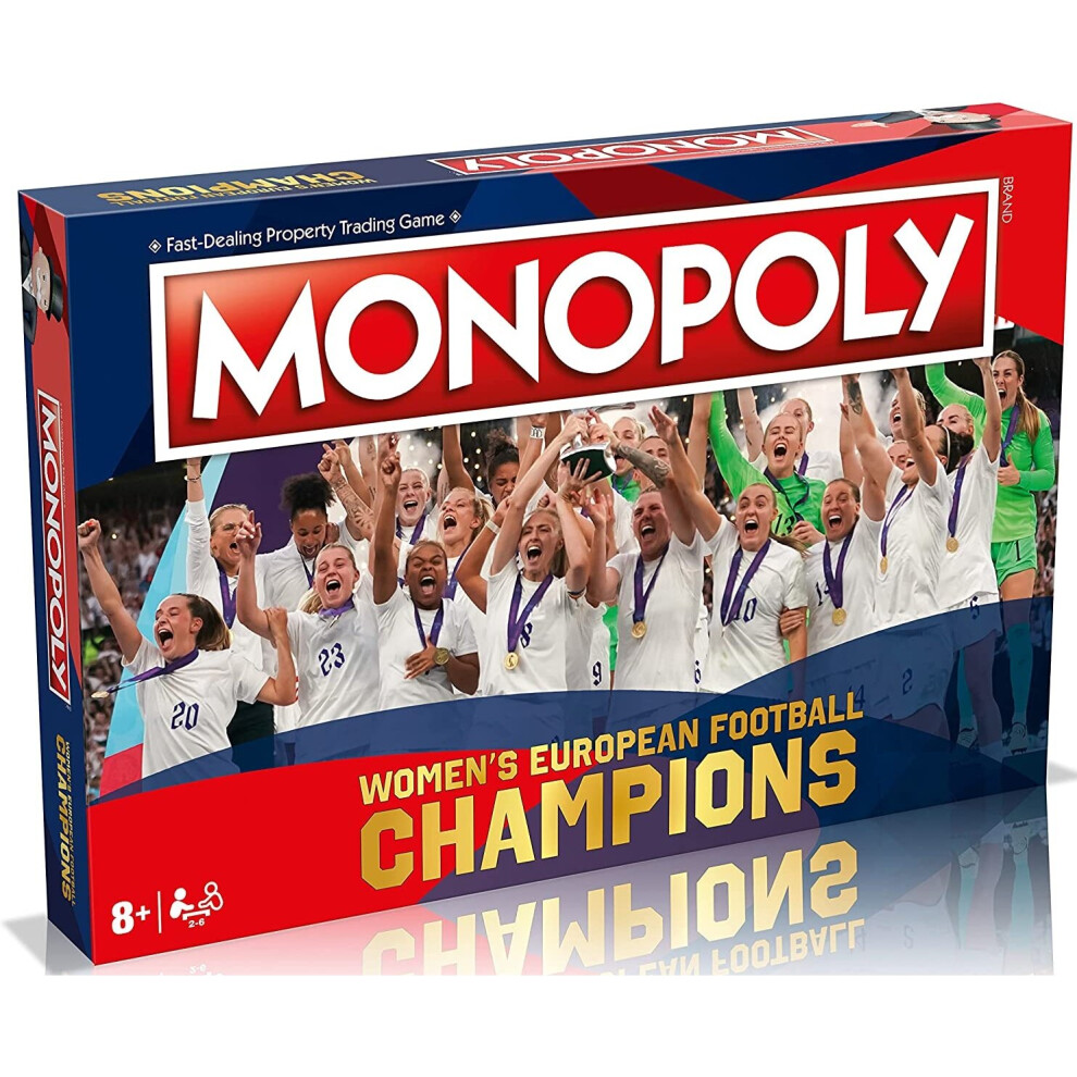 Winning Moves Monopoly Women's European Football Champions Board Games