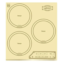 Kaiser Art Deco 45cm Induction Hob | Ivory Cooktop 3 Cooking Zones