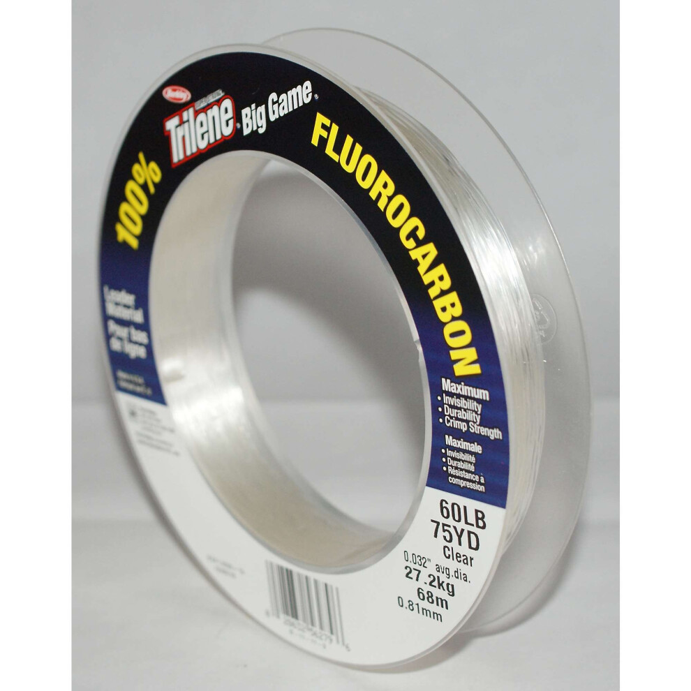 (80lb 0.91mm) Berkley Trilene Big Game Fluorocarbon 100yds - Clear
