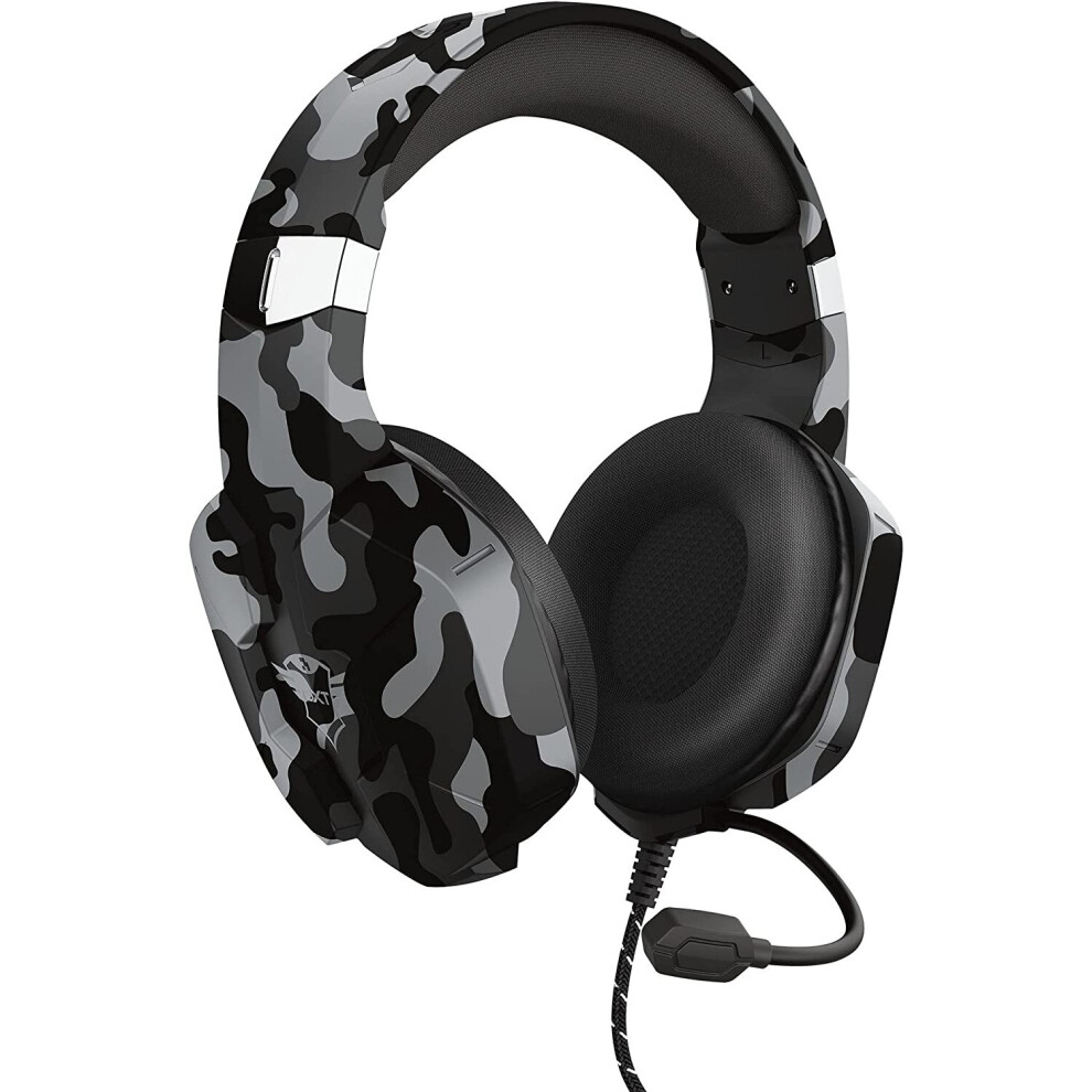 Trust Gaming GXT 1323 Altus Gaming Headset for PC, Nintendo Switch, PS4, PS5, Xbox One, Xbox Series X - Black Camo