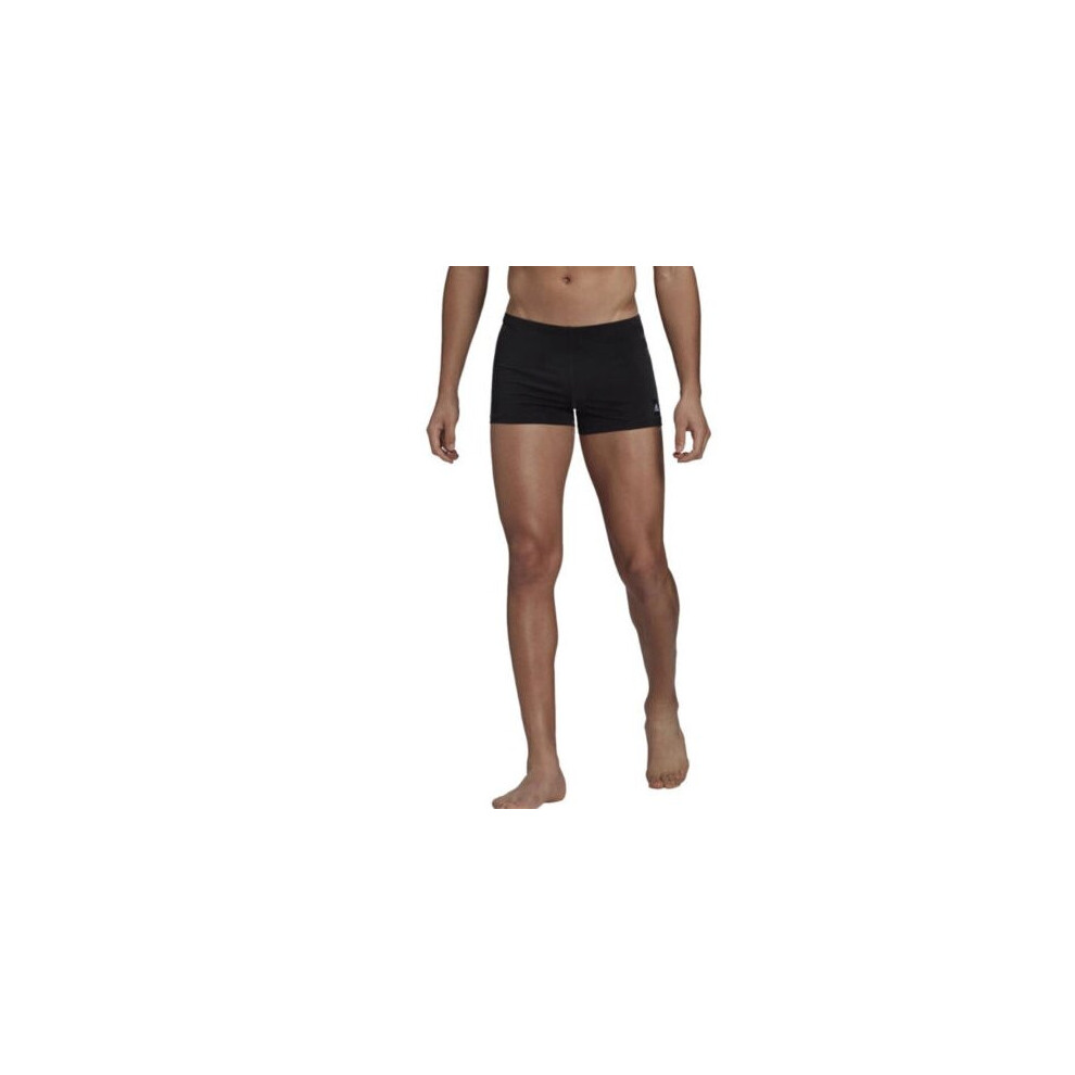 (42 inches) adidas Mens Pro Solid Swim Boxers Black