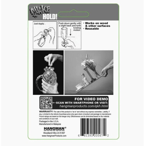 Hangman Quakehold Museum Putty - Stop Items Sliding/Moving 1