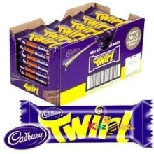 (Pack Of 24) Cadbury Twirl Chocolate Bars