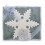 Price's Candles Large Floating Snowflake Christmas Candle Glitter Finish 18cm 3