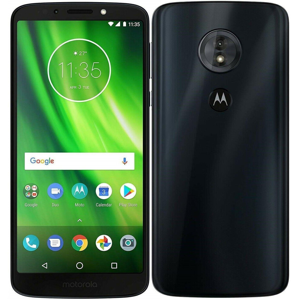 Motorola Moto G6 Play PLUS 32GB Unlocked Android Smartphone - Blue