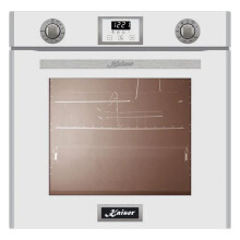 Kaiser Grand Chef Single Gas Oven | White Glass Oven