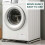 Pack of 2 Heavy Duty Washing Machine Tumble Dryer Rollers Trolley 6
