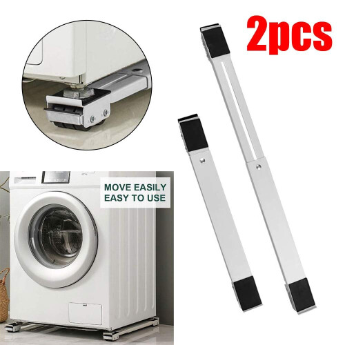 Pack of 2 Heavy Duty Washing Machine Tumble Dryer Rollers Trolley 1