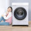 Pack of 2 Heavy Duty Washing Machine Tumble Dryer Rollers Trolley 8