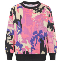 (13 Years, Camo Baby Pink) Unisex Camo Baby Pink Jumper Crew Neck Sweatshirt
