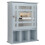 Costway Wall-mounted Bathroom Cabinet Storage Organizer Medicine Cabinet 1