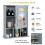 Costway Wall-mounted Bathroom Cabinet Storage Organizer Medicine Cabinet 4