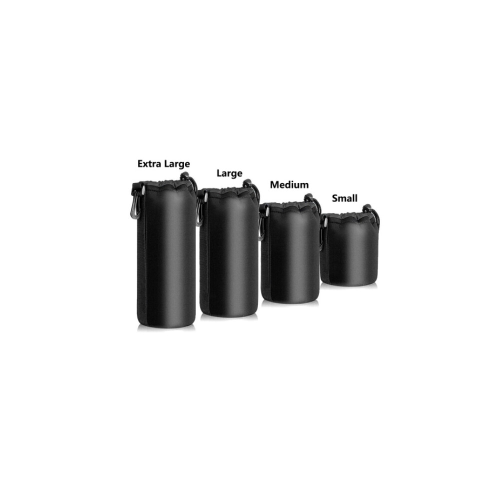 4x Waterproof Camera Lens Bag Drawstring Bag for Canon Sony Nikon DSLR