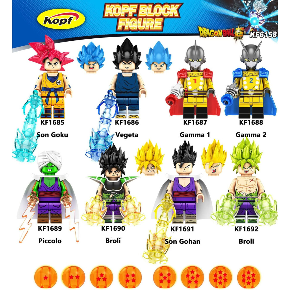 Dragon Ball Minifigures Toy Fit Lego Toy Building Block Children's Gifts