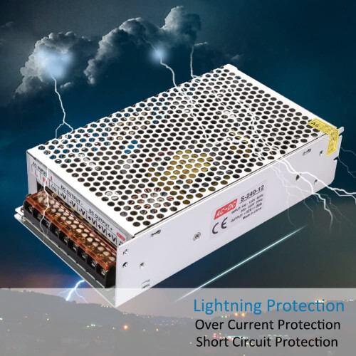 AC - DC 12V 20A 240W Voltage Transformer Switch Power Supply Converter 2