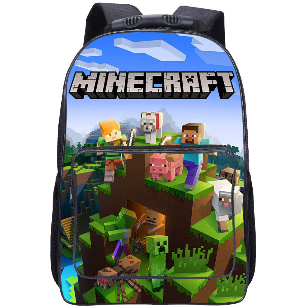 Minecraft backpack Minecraft schoolbag gift Style 4