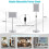 Costway A4 Display Adjustable Poster Stand Advertisement Sign Holder 5