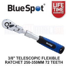 BlueSpot 3/8" Dr 72 Teeth 250mm to 350mm Flexible Extendable Ratchet 02031
