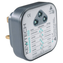 Kewtech 45558-0001 Kewcheck 103 13A Socket Tester with Audible Tone – 14 Wiring Conditions