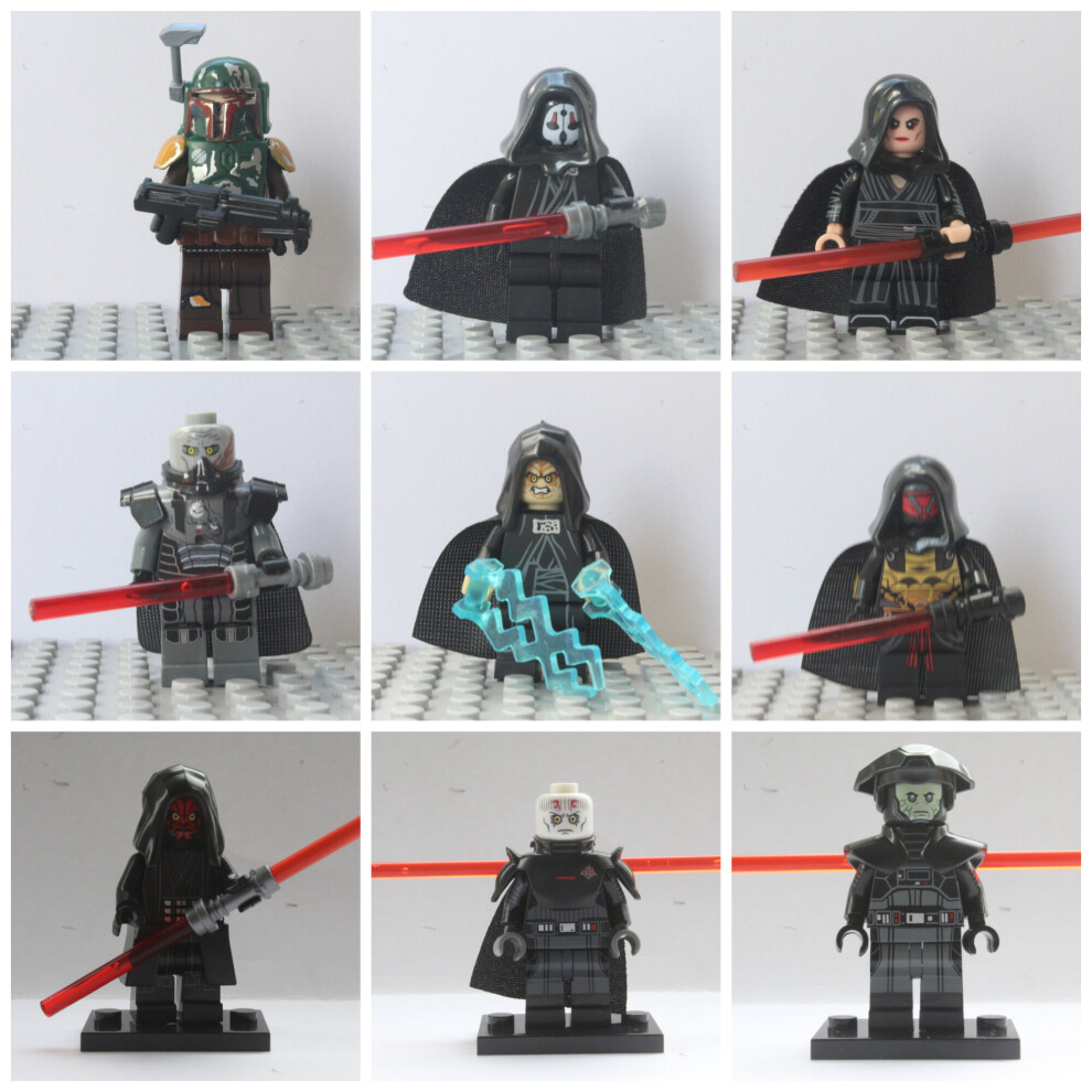 Star Wars Fit Lego Mini Figure Hero Construction Darth Vader Boba Fett