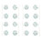 16 ROUND TENS ELECTRODE PADS Reusable for Tens Machines 1