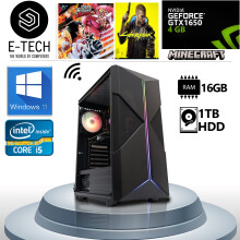 Gaming PC Computer Intel Quad Core i5 16GB DDR3 1TB HDD GTX 1650 Win11 - Refurbished